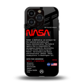 nasa project back phone cover | glass case for iphone 13 pro