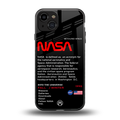 nasa project back phone cover | glass case for iphone 14
