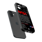 nasa project back phone cover | glass case for iphone 16