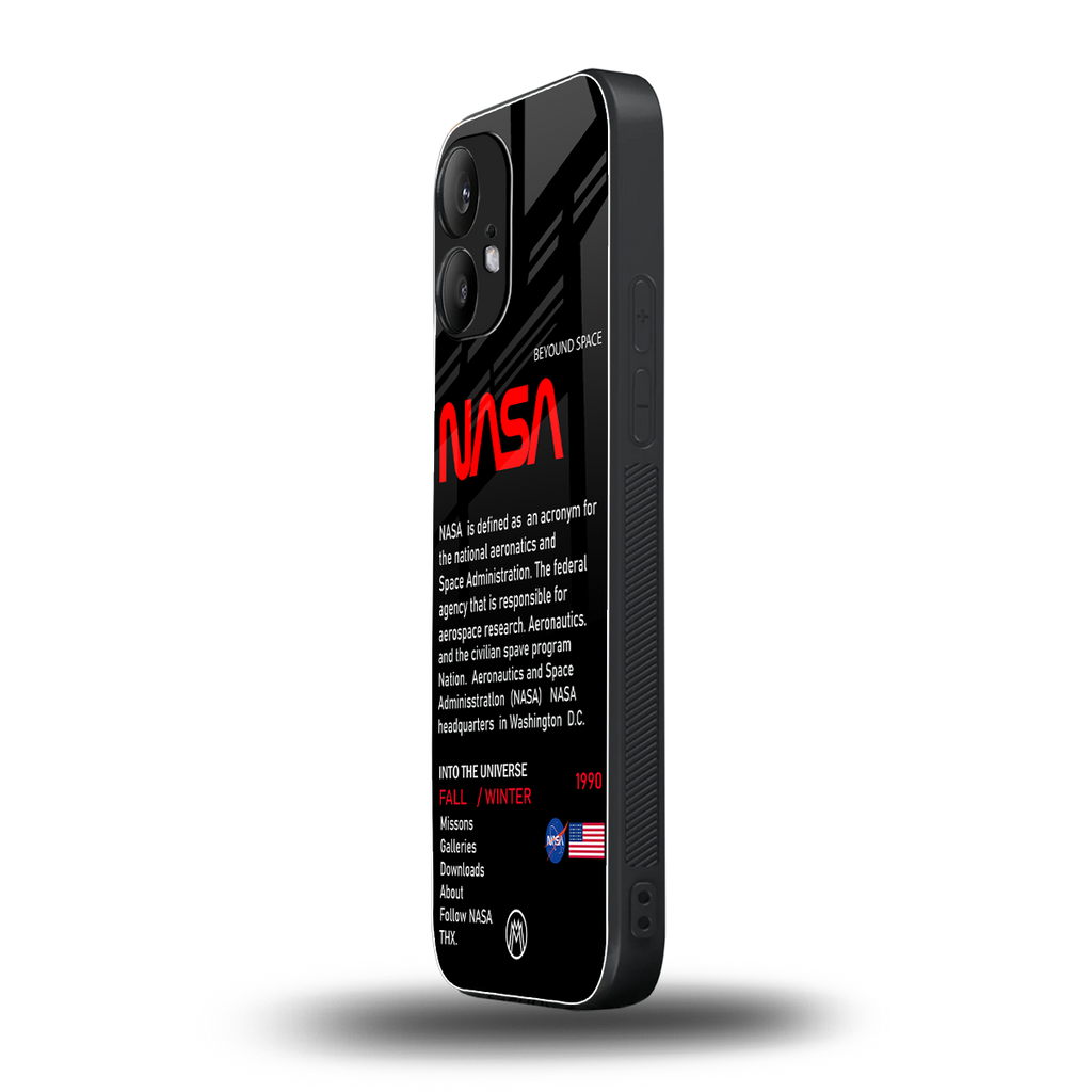 nasa project back phone cover | glass case for nothing phone 2