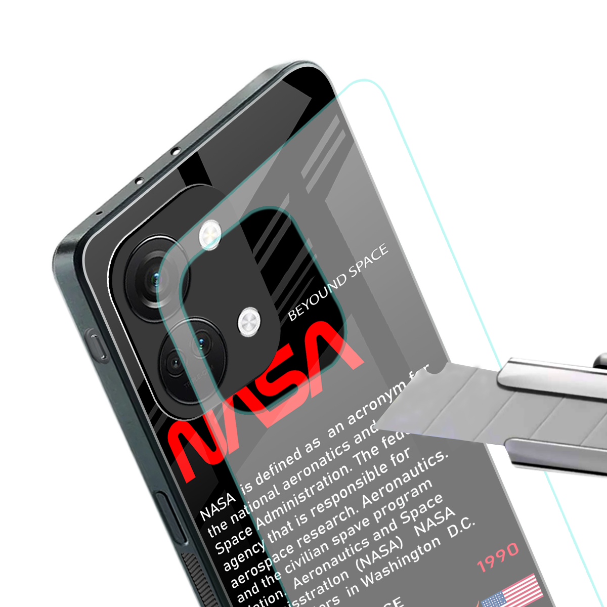 nasa project back phone cover | glass case for oneplus nord 3