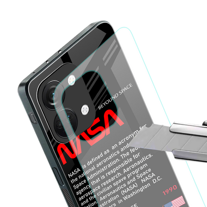 nasa project back phone cover | glass case for oneplus nord 3