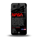 nasa project back phone cover | glass case for oneplus nord 4