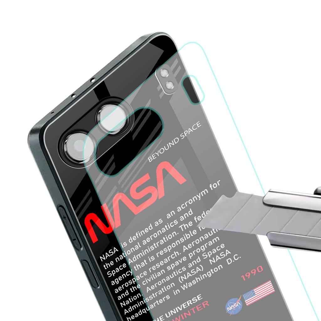 nasa project back phone cover | glass case for oneplus nord 4