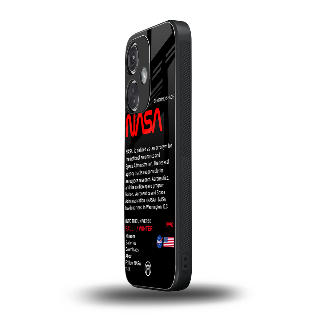 nasa project back phone cover | glass case for oneplus nord ce 3