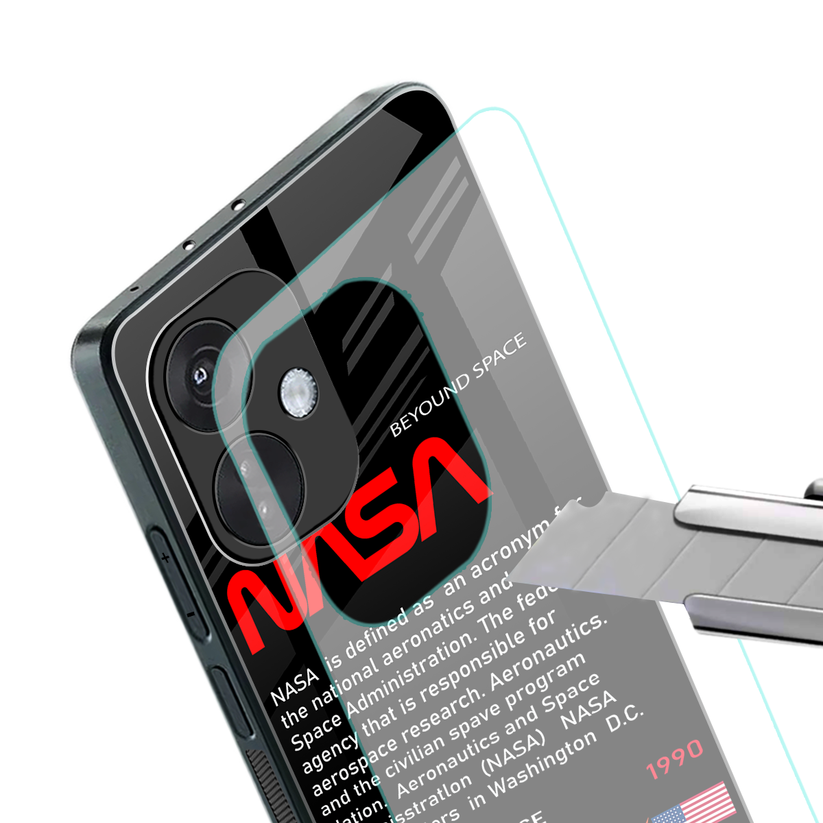 nasa project back phone cover | glass case for oneplus nord ce 3