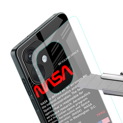 nasa project back phone cover | glass case for oneplus nord ce 3