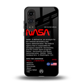 nasa project back phone cover | glass case for oneplus nord ce 4 lite