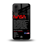 nasa project back phone cover | glass case for oneplus nord ce 4 lite