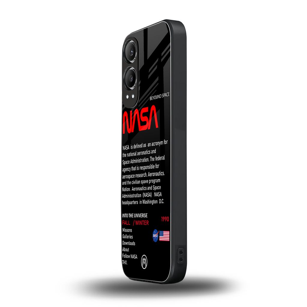 nasa project back phone cover | glass case for oneplus nord ce 4 lite