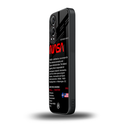 nasa project back phone cover | glass case for oneplus nord ce 4 lite
