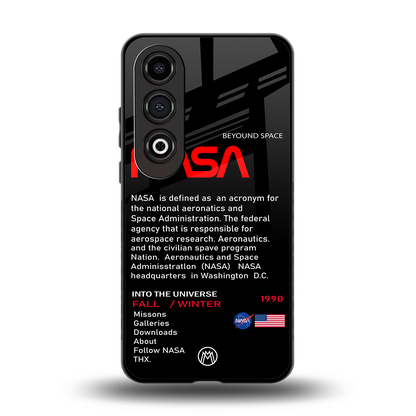 nasa project back phone cover | glass case for oneplus nord ce 4
