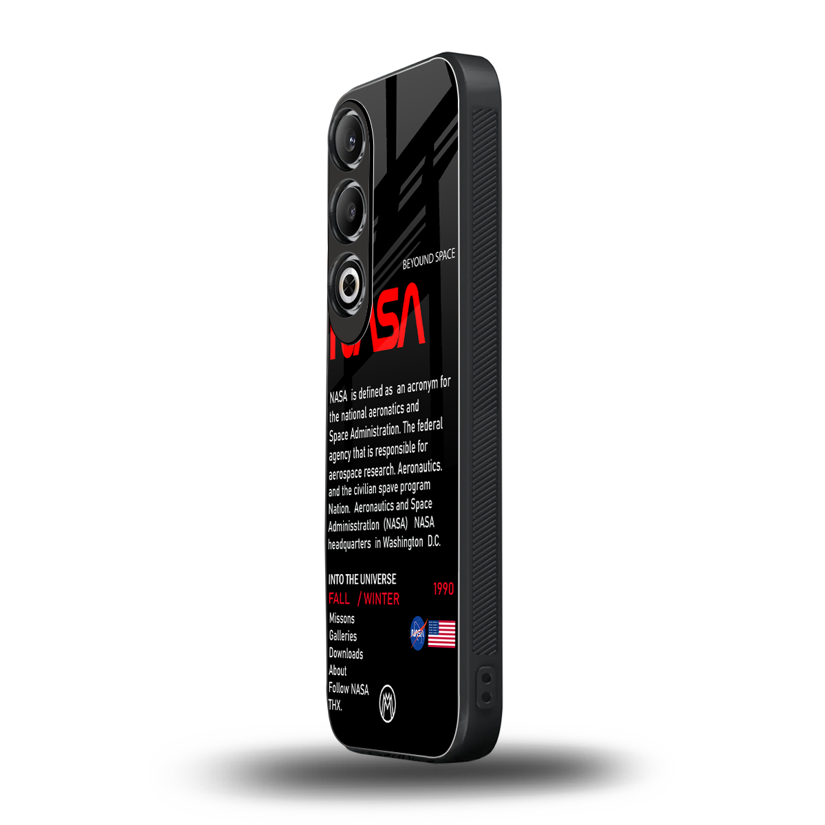 nasa project back phone cover | glass case for oneplus nord ce 4