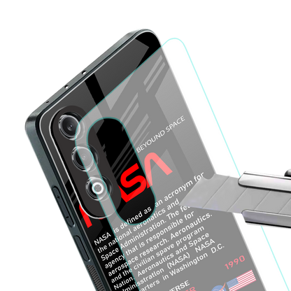 nasa project back phone cover | glass case for oneplus nord ce 4