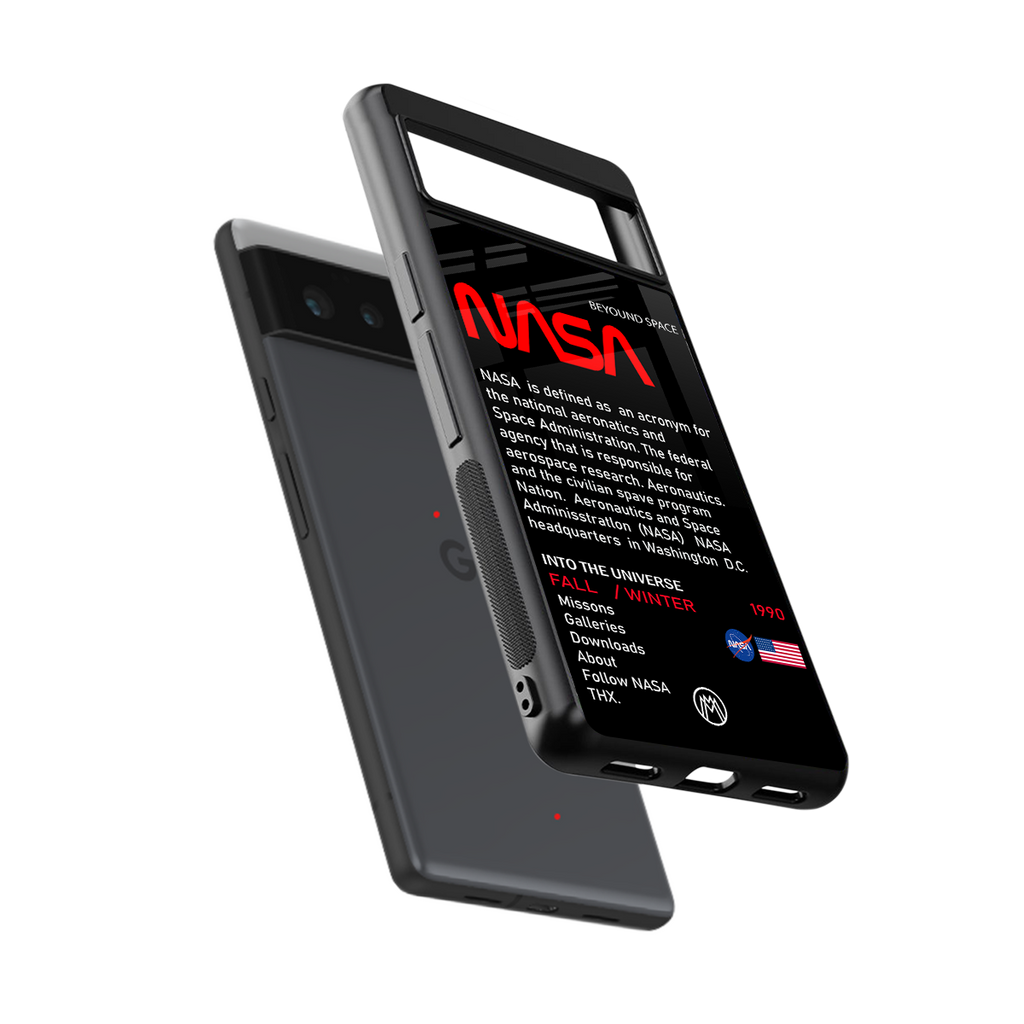 nasa project back phone cover | glass case for google pixel 6