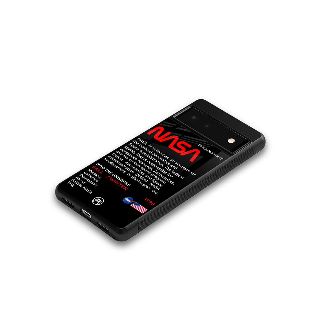 nasa project back phone cover | glass case for google pixel 6