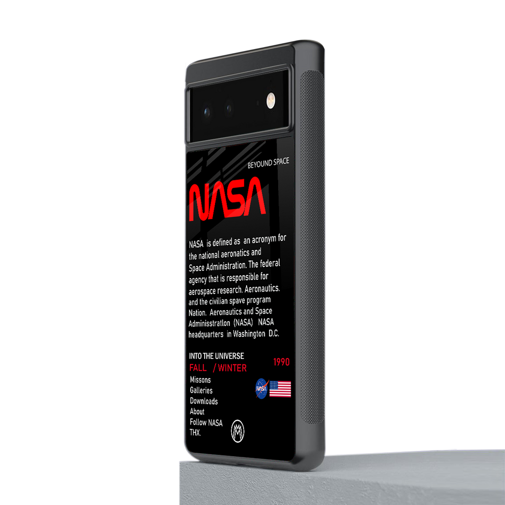 nasa project back phone cover | glass case for google pixel 6