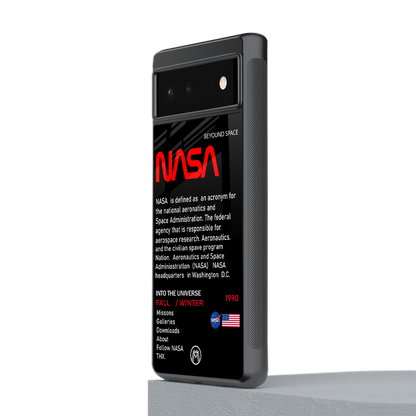 nasa project back phone cover | glass case for Google Pixel 6A