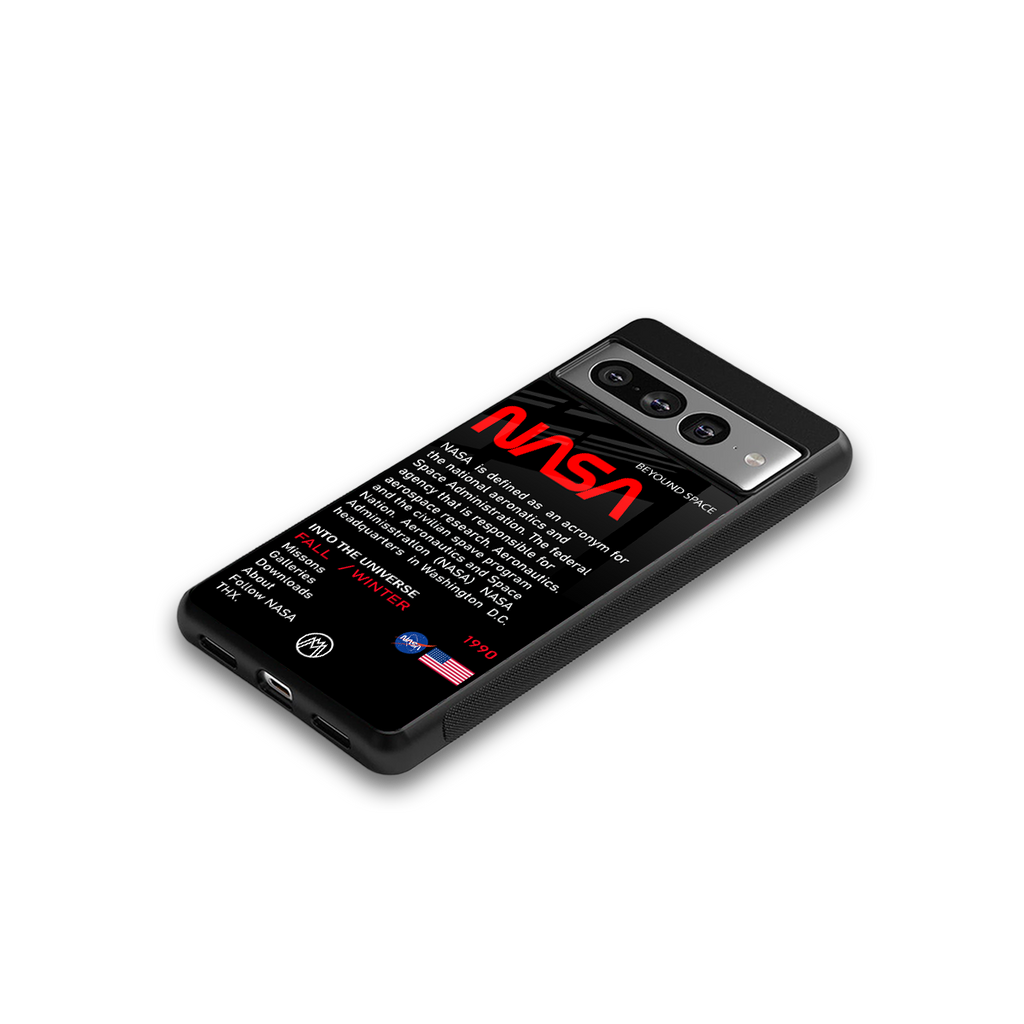 nasa project back phone cover | glass case for google pixel 7 pro