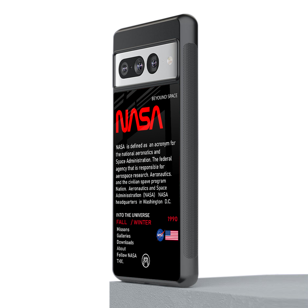 nasa project back phone cover | glass case for google pixel 7 pro