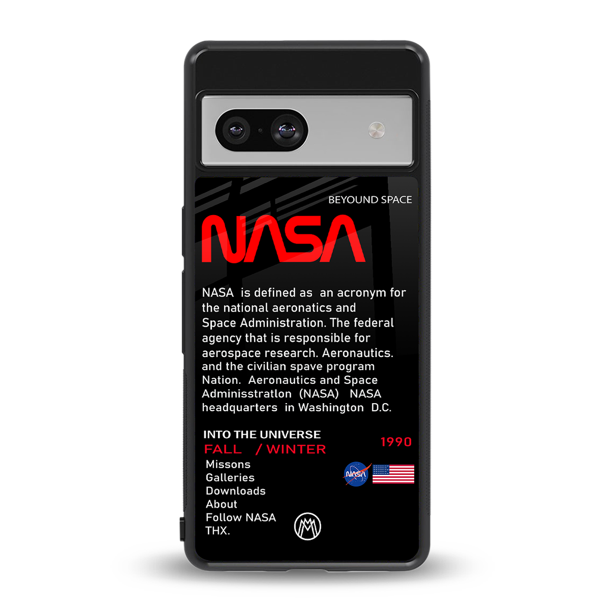 nasa project back phone cover | glass case for Google Pixel 7