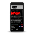 nasa project back phone cover | glass case for Google Pixel 7A