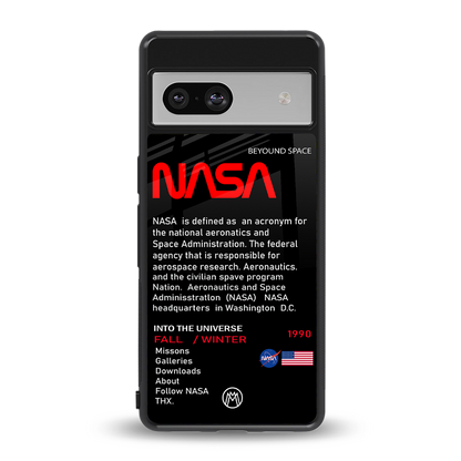 nasa project back phone cover | glass case for Google Pixel 7A