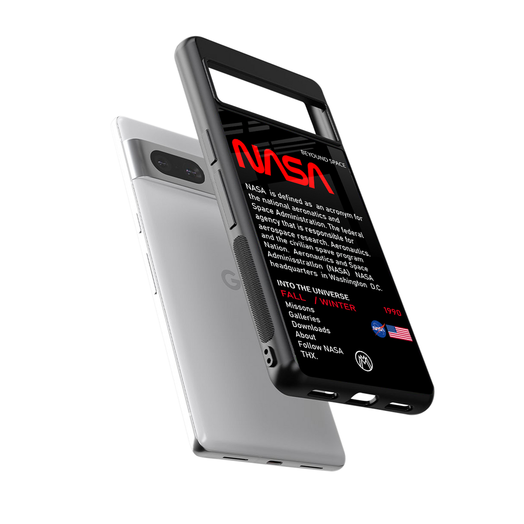 nasa project back phone cover | glass case for Google Pixel 7
