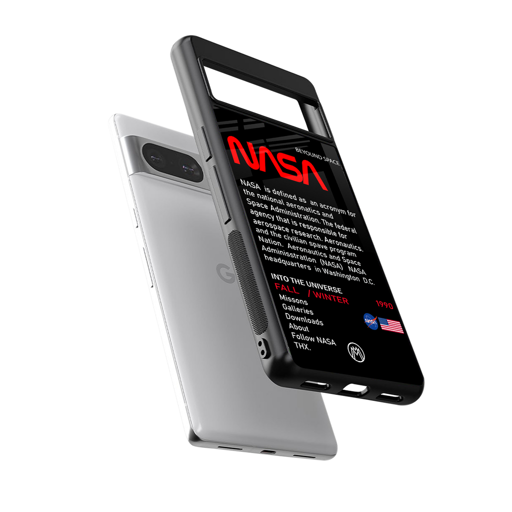 nasa project back phone cover | glass case for Google Pixel 8