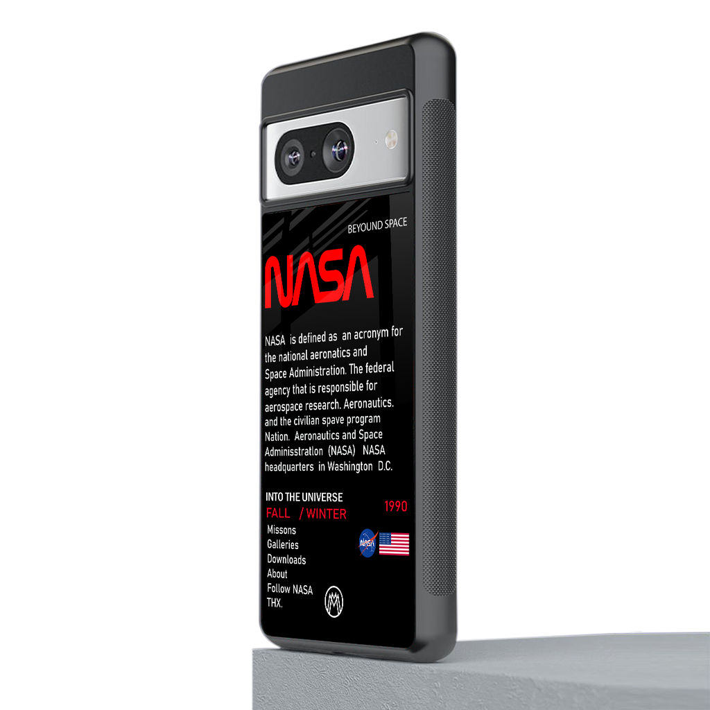 nasa project back phone cover | glass case for Google Pixel 8