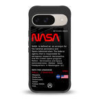 nasa project back phone cover | glass case for google pixel 9