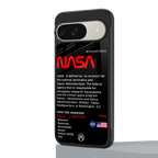 nasa project back phone cover | glass case for google pixel 9