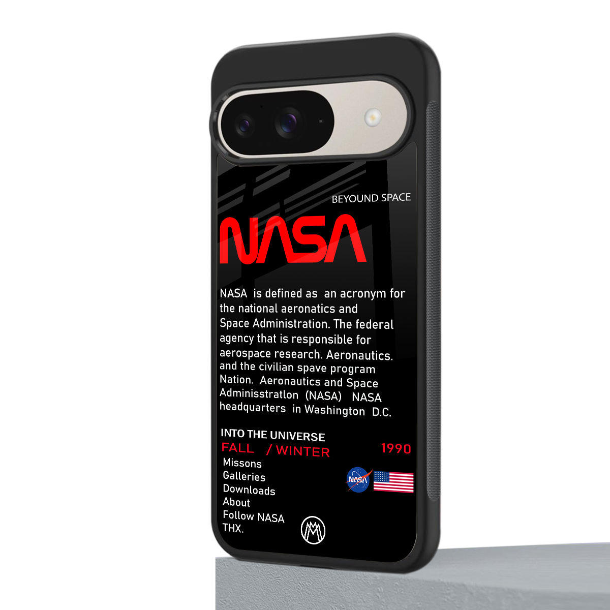 nasa project back phone cover | glass case for google pixel 9
