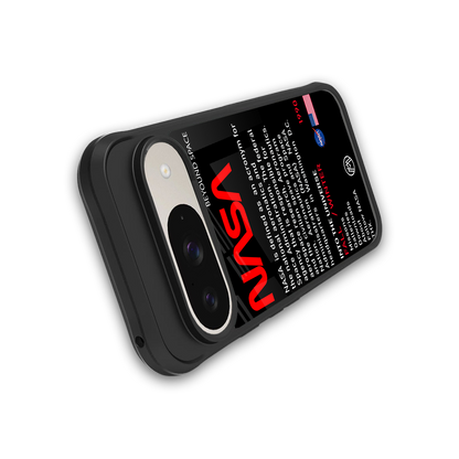 nasa project back phone cover | glass case for google pixel 9