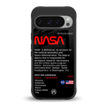 nasa project back phone cover | glass case for google pixel 9 pro xl