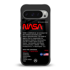 nasa project back phone cover | glass case for google pixel 9 pro xl