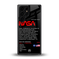nasa project back phone cover | glass case for samsung galaxy s25 ultra