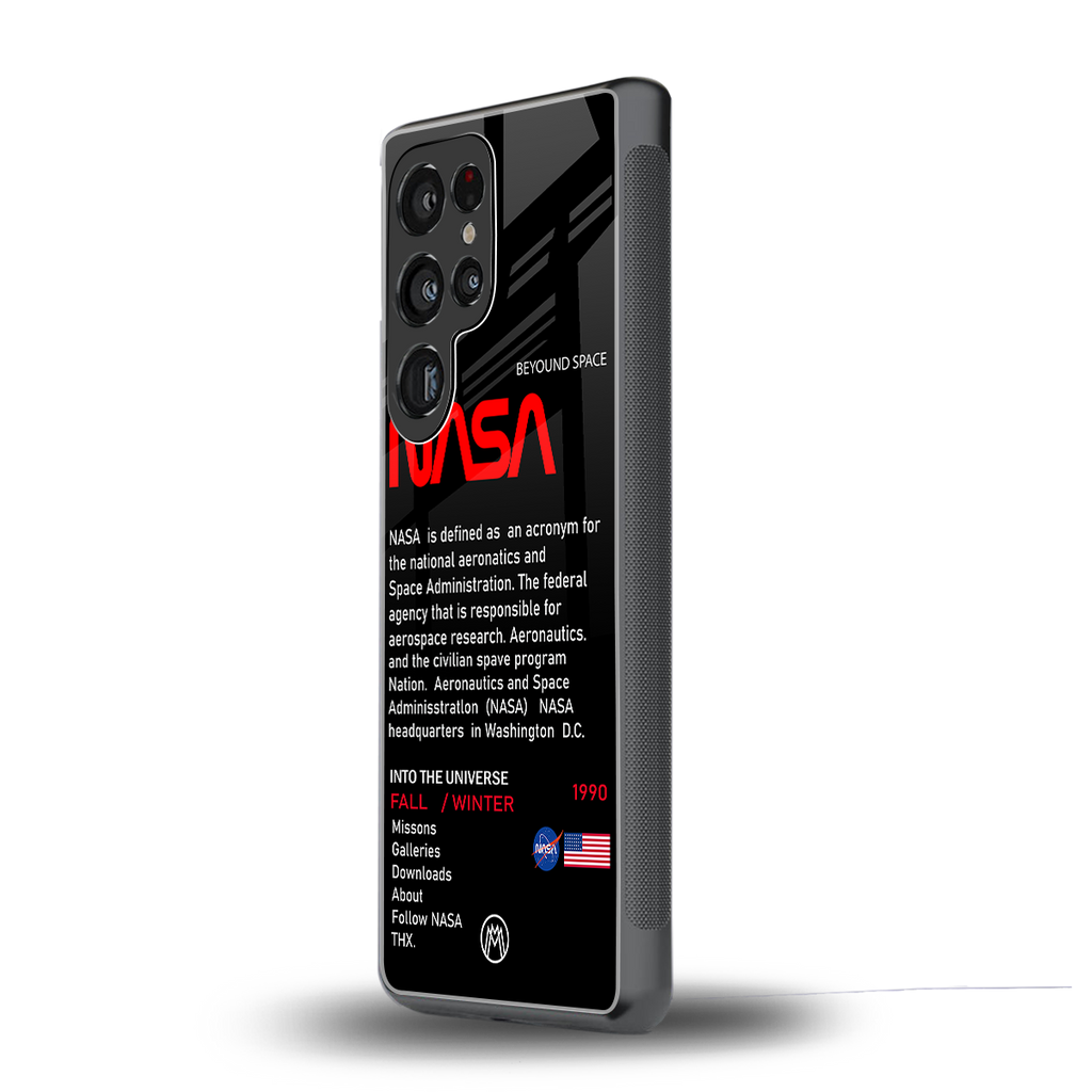 nasa project back phone cover | glass case for samsung galaxy s25 ultra