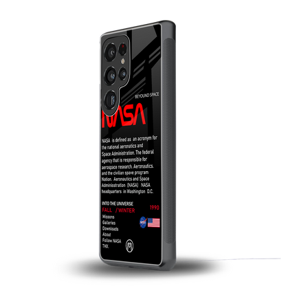 nasa project back phone cover | glass case for samsung galaxy s25 ultra