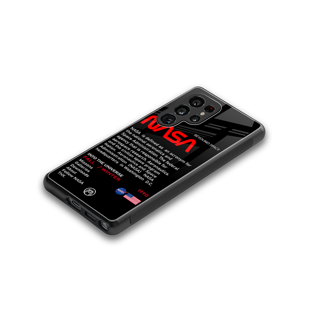 nasa project back phone cover | glass case for samsung galaxy s25 ultra