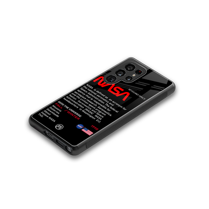 nasa project back phone cover | glass case for samsung galaxy s25 ultra