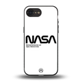 nasa white back phone cover | glass case for iphone 16e