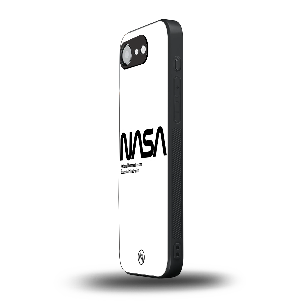 nasa white back phone cover | glass case for iphone 16e