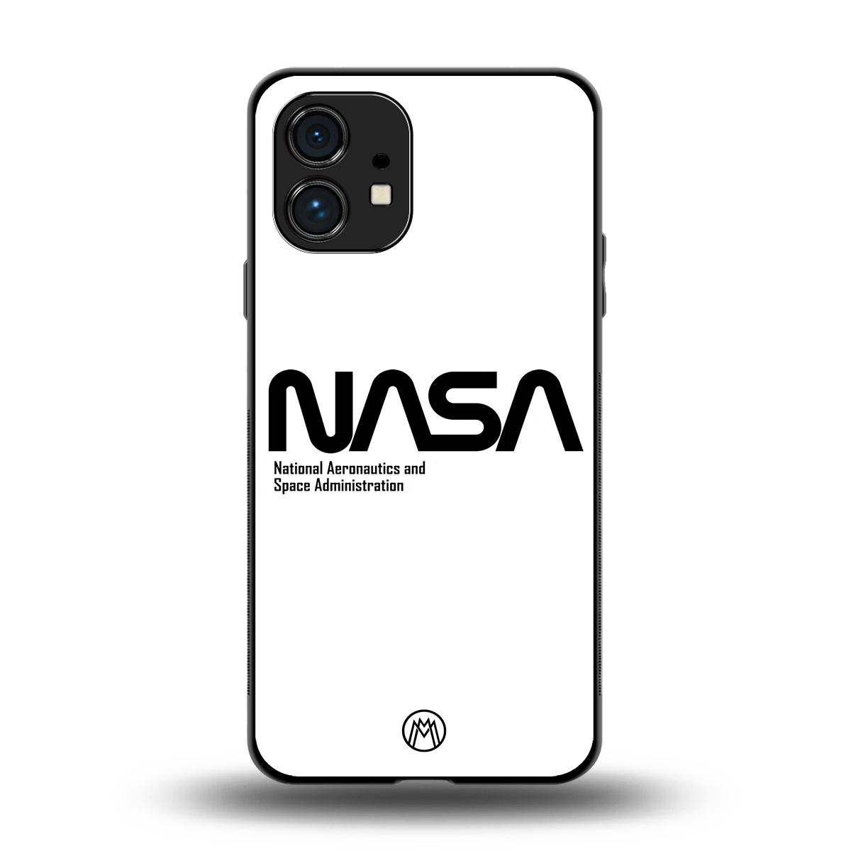 nasa white back phone cover | glass case for nothing phone 1