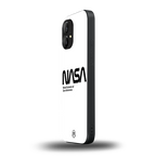 nasa white back phone cover | glass case for nothing phone 1