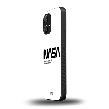 nasa white back phone cover | glass case for nothing phone 1