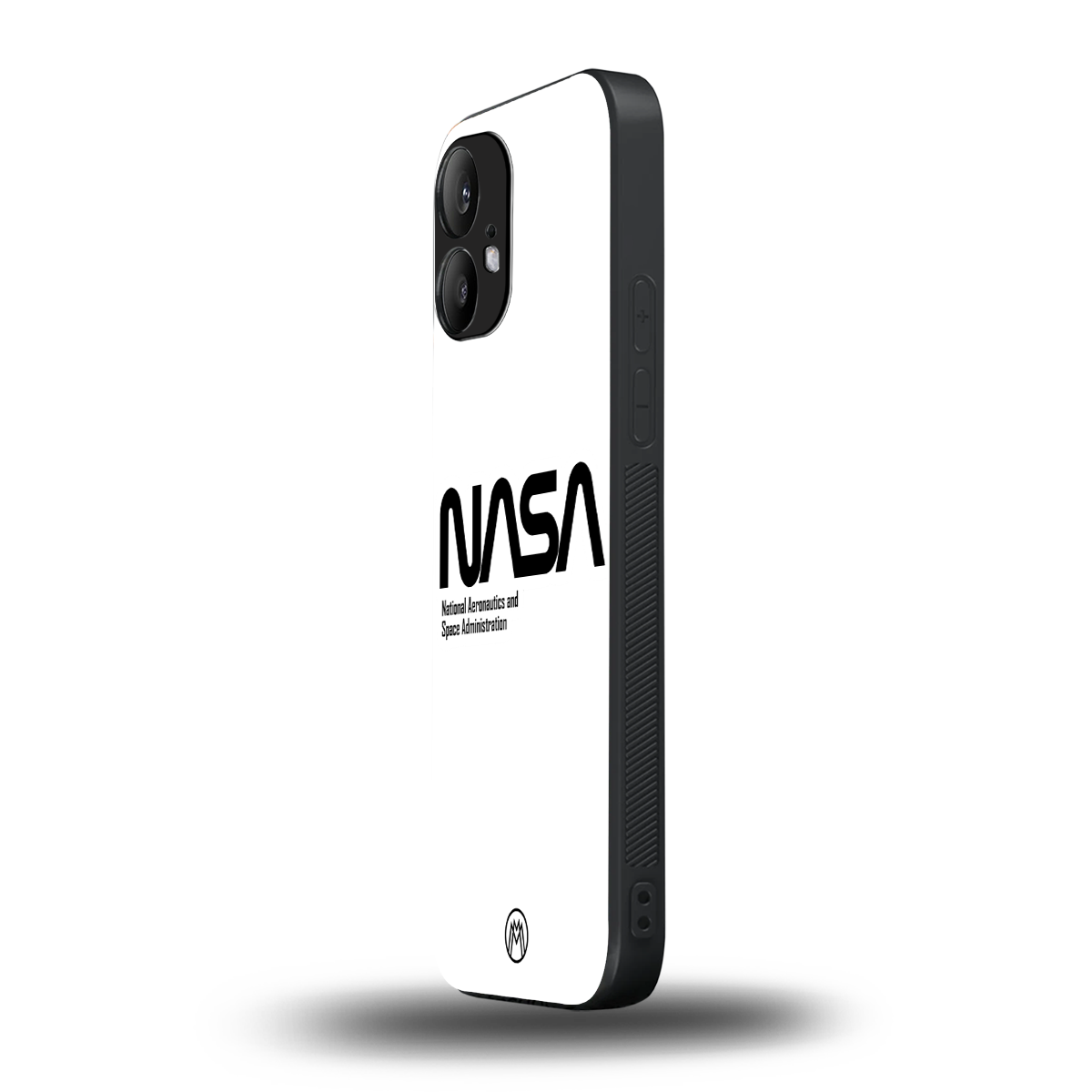 nasa white back phone cover | glass case for nothing phone 2