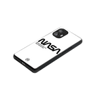 nasa white back phone cover | glass case for nothing phone 2
