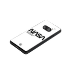 nasa white back phone cover | glass case for nothing phone 2a