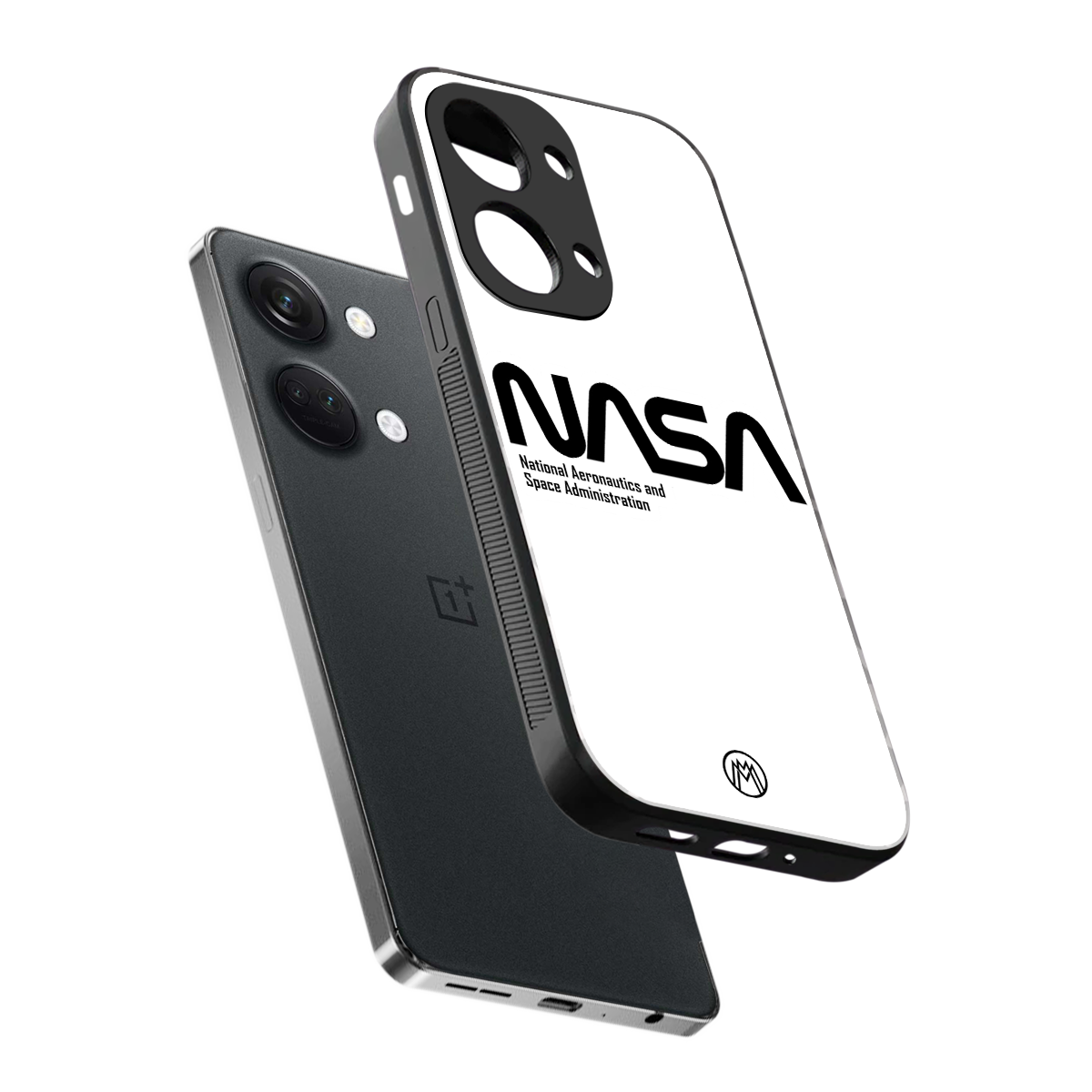 nasa white back phone cover | glass case for oneplus nord 3